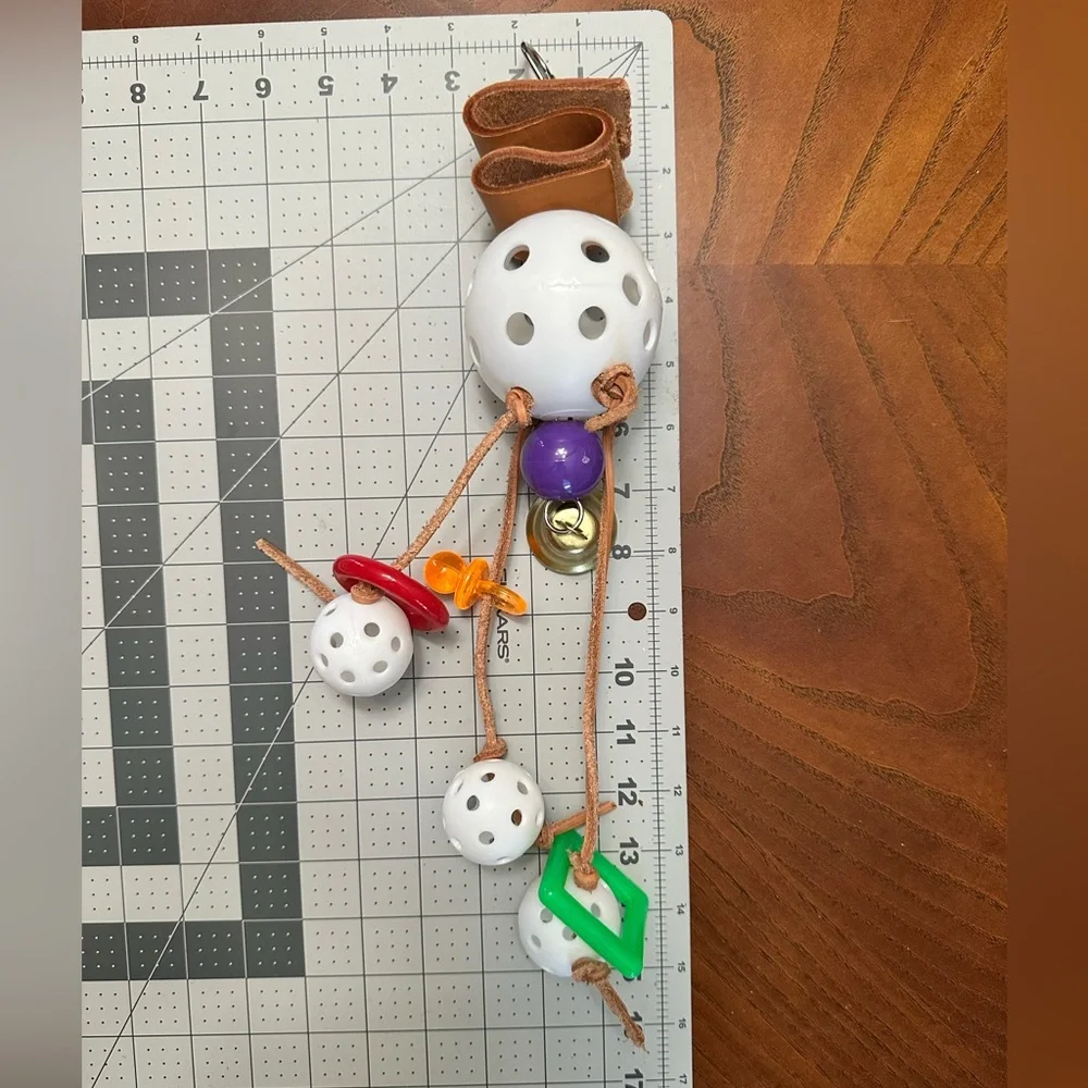 Interactive Hanging Bird Toy with Bell